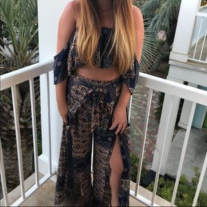 Shirt + pants two piece outfit